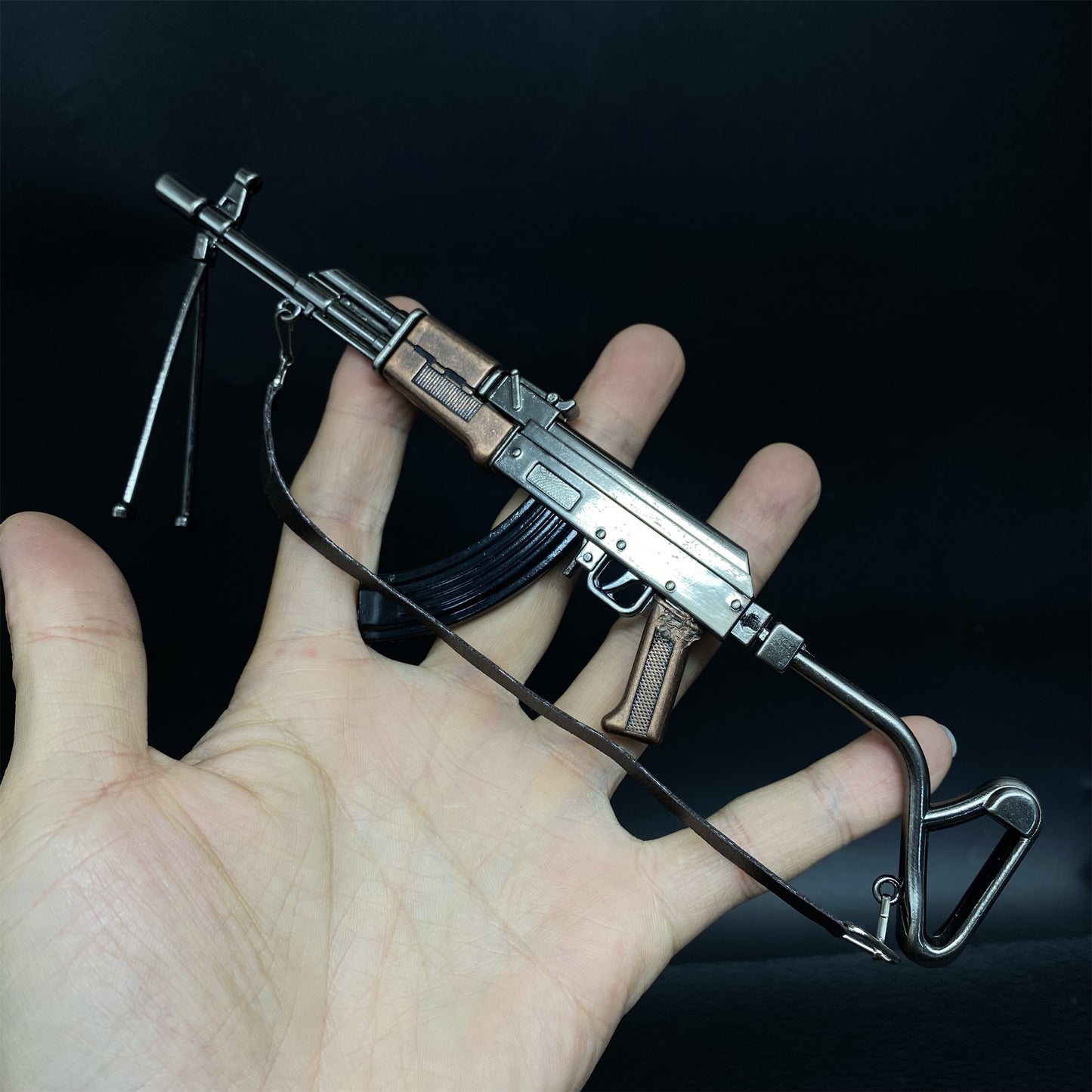 Metal AK-47 Assault Rifle RPK Light Machine Type-81 China 56 AK Gun Miniature