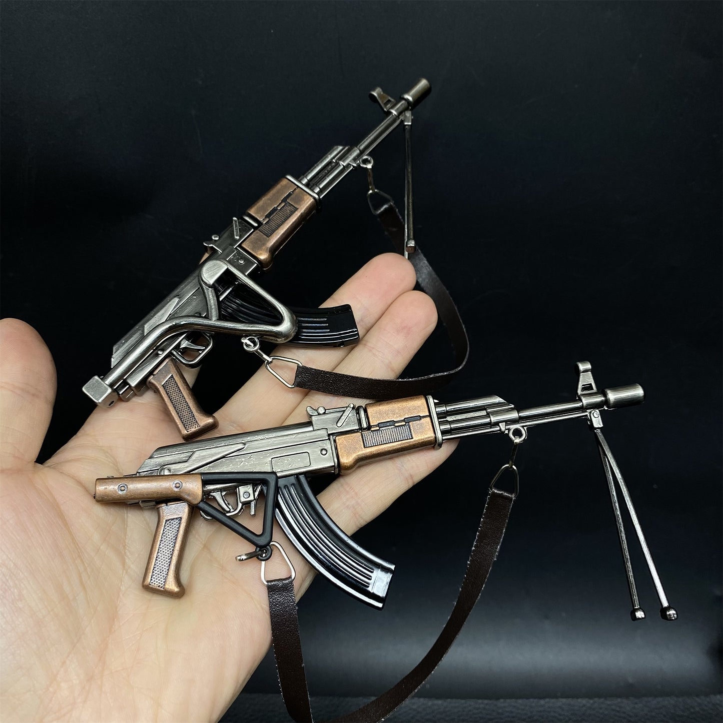 Metal AK-47 Assault Rifle RPK Light Machine Type-81 China 56 AK Gun Miniature