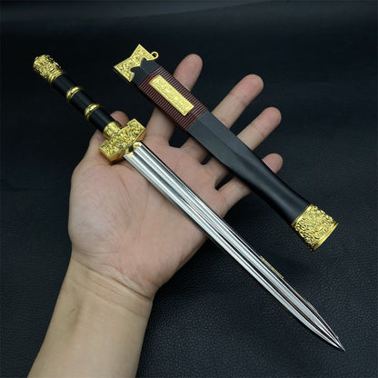 Cool Weapons Chinese Style Swords Metal Tiny Sword Replica 8 Options