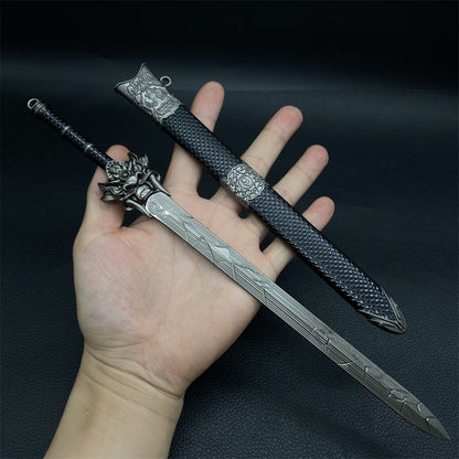 Cool Weapons Chinese Style Swords Metal Tiny Sword Replica 8 Options