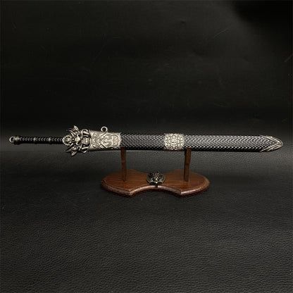 Cool Weapons Chinese Style Swords Metal Tiny Sword Replica 8 Options