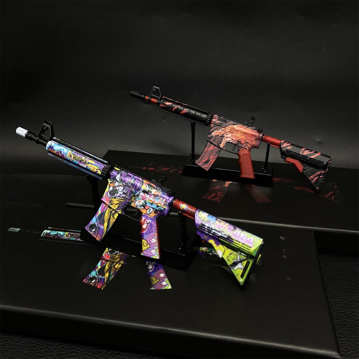Most Popular Howl In Living Color Skin M4A4 Gun Miniature For Display