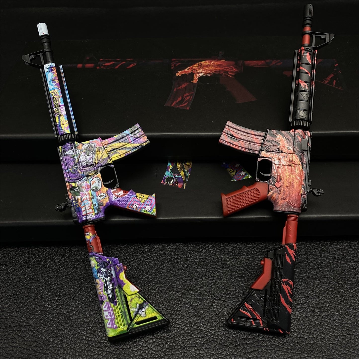 Most Popular Howl In Living Color Skin M4A4 Gun Miniature For Display