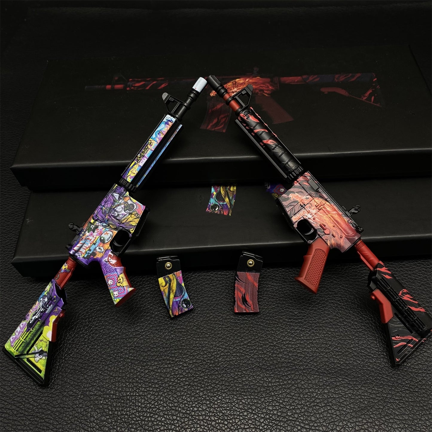 Most Popular Howl In Living Color Skin M4A4 Gun Miniature For Display