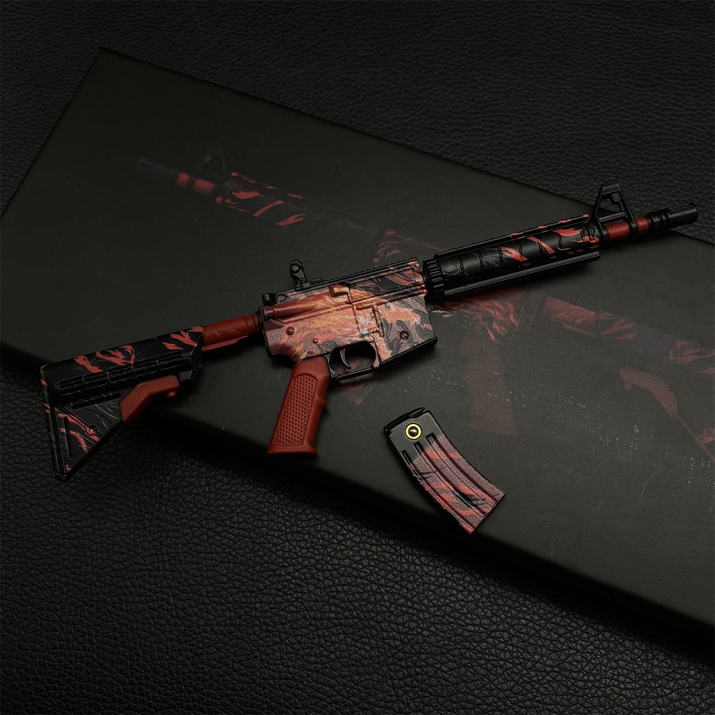 Most Popular Howl In Living Color Skin M4A4 Gun Miniature For Display