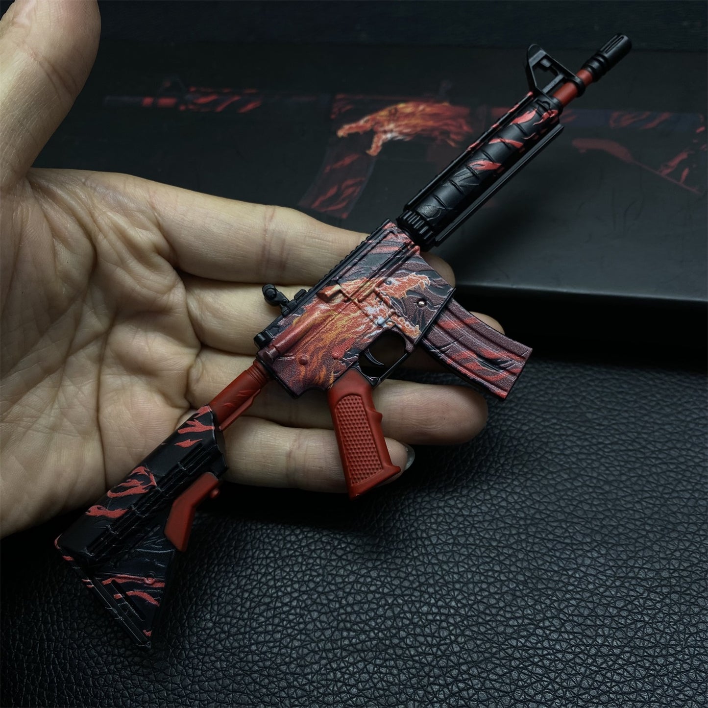 Most Popular Howl In Living Color Skin M4A4 Gun Miniature For Display