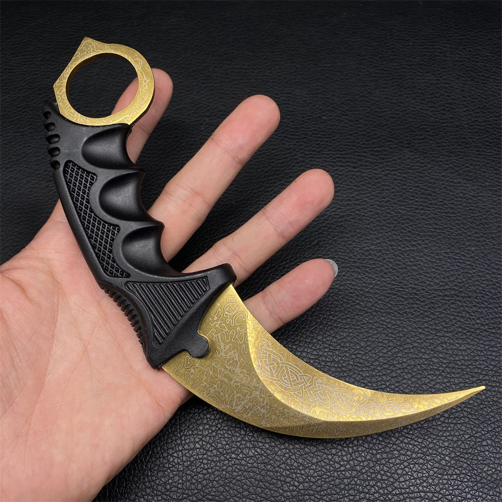 Global Offensive Game Balisong Karambit Blunt Blade Trainer Replica