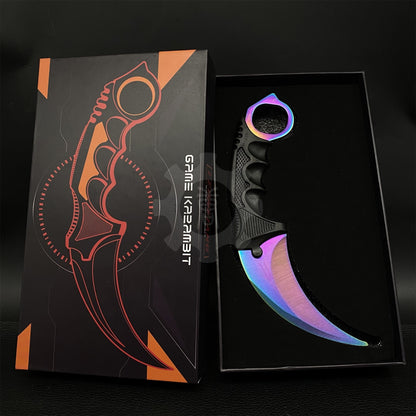 Global Offensive Game Karambit Blunt Blade Replica With Gift Box