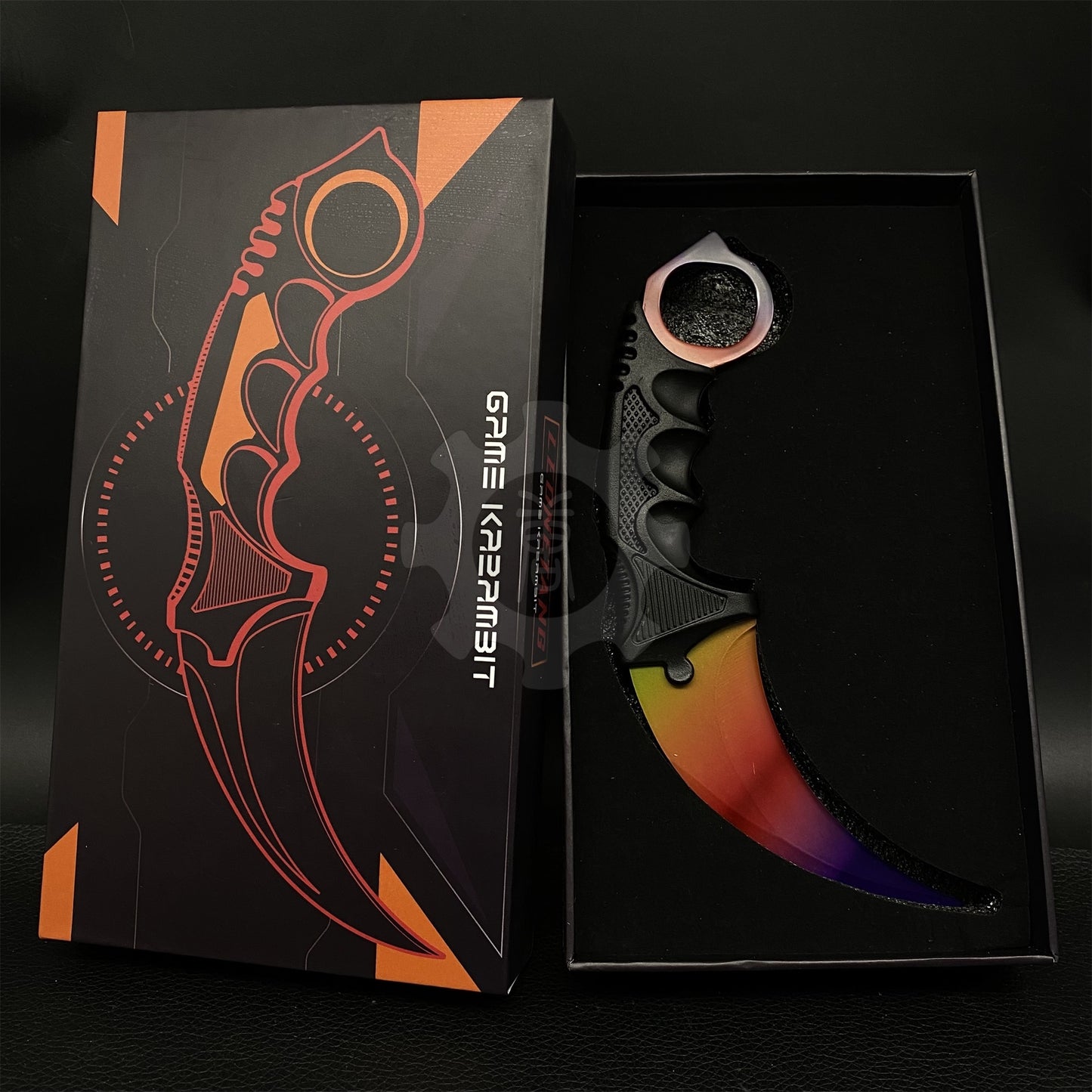 Global Offensive Game Karambit Blunt Blade Replica With Gift Box