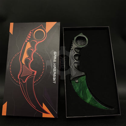 Global Offensive Game Karambit Blunt Blade Replica With Gift Box