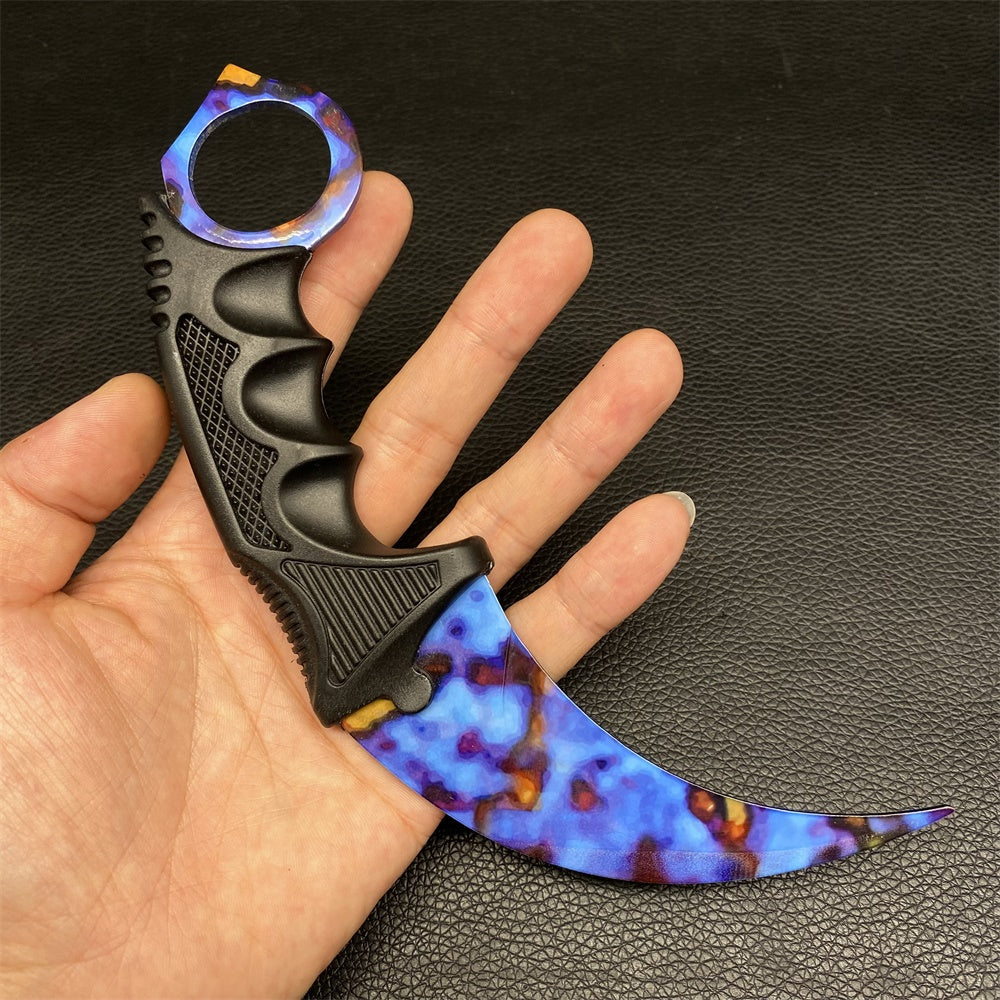 Global Offensive Game Balisong Karambit Blunt Blade Trainer Replica