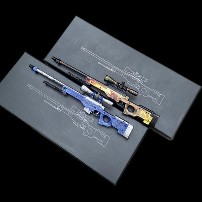 Metal CS Dragon Lore & Gungnir AWP Miniature