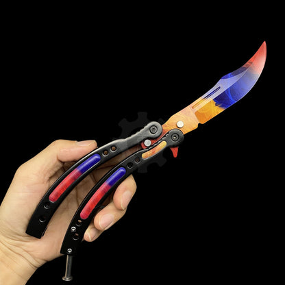 GO Game Butterfly Knife Game Balisong Trainer IRL