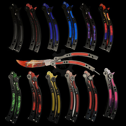 GO Game Butterfly Knife Game Balisong Trainer IRL