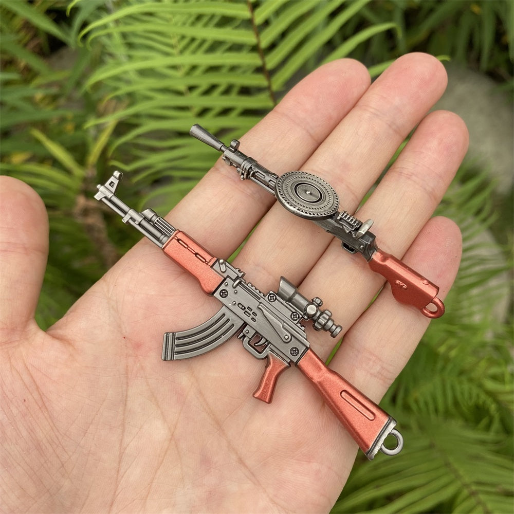 Ultimate PUBG Gamer Gift Box Air Drop Kar98K AKM P90 UZI HK416 Scar M1911 Desert Eagle MG3 Re45 M249 S686 Shotgun Mini14 M24 Miniatures 28 in 1
