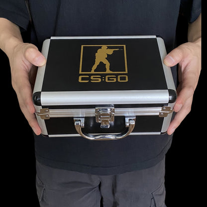 CSGO Mystery Box IRL Rare Skin Knife High End Aluminum Alloy Gift Box