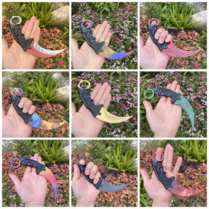Global Offensive Game Karambit Blunt Blade Replica With Gift Box