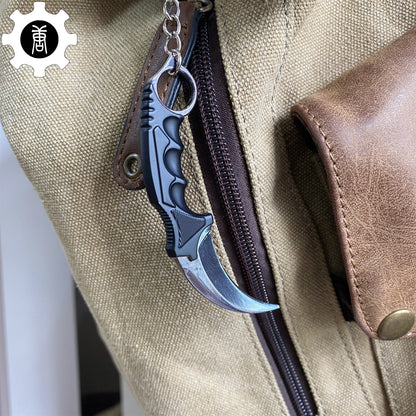 Go Game Mini Karambit Metal Keychain