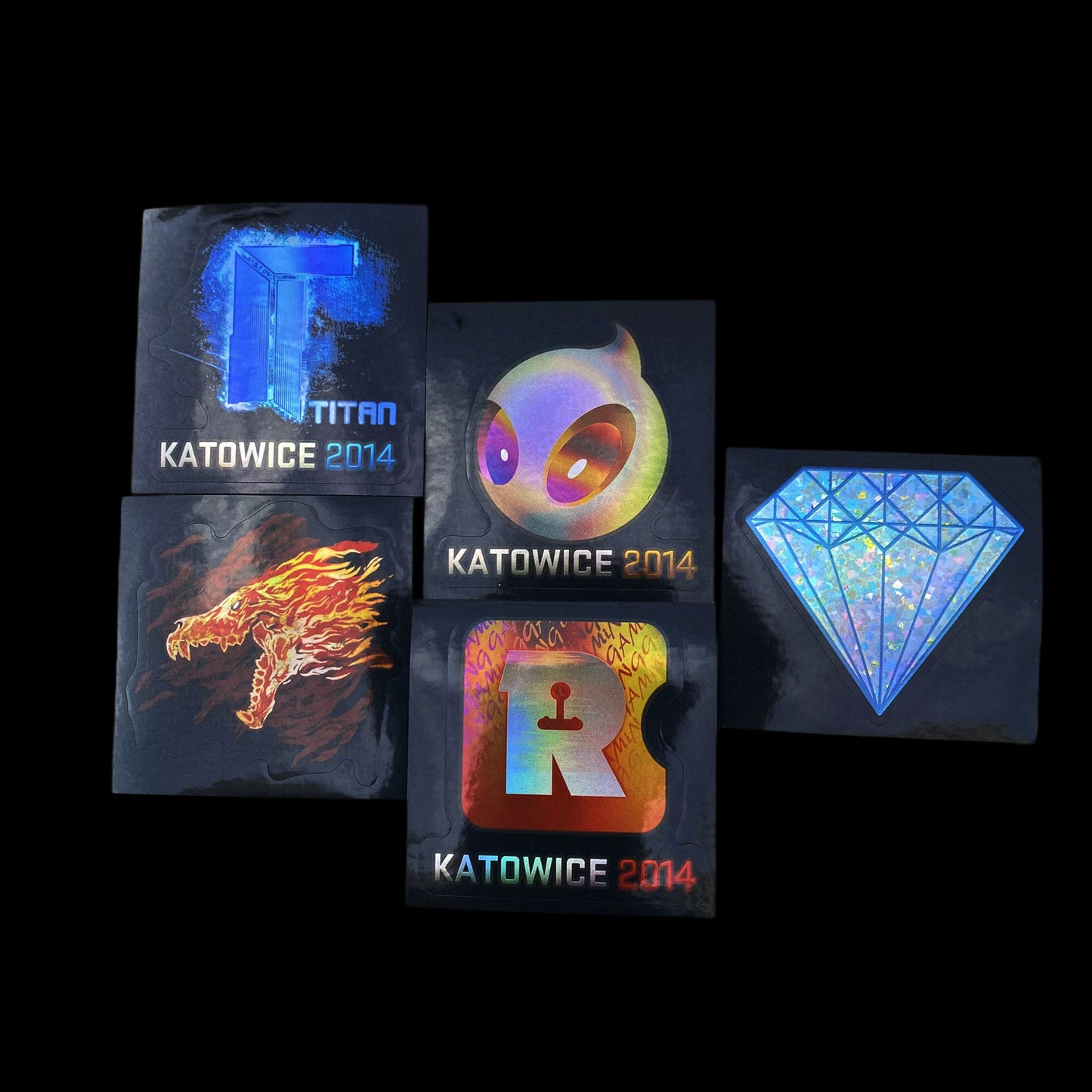 IRL 50 CSGO Classical Holographic Stickers