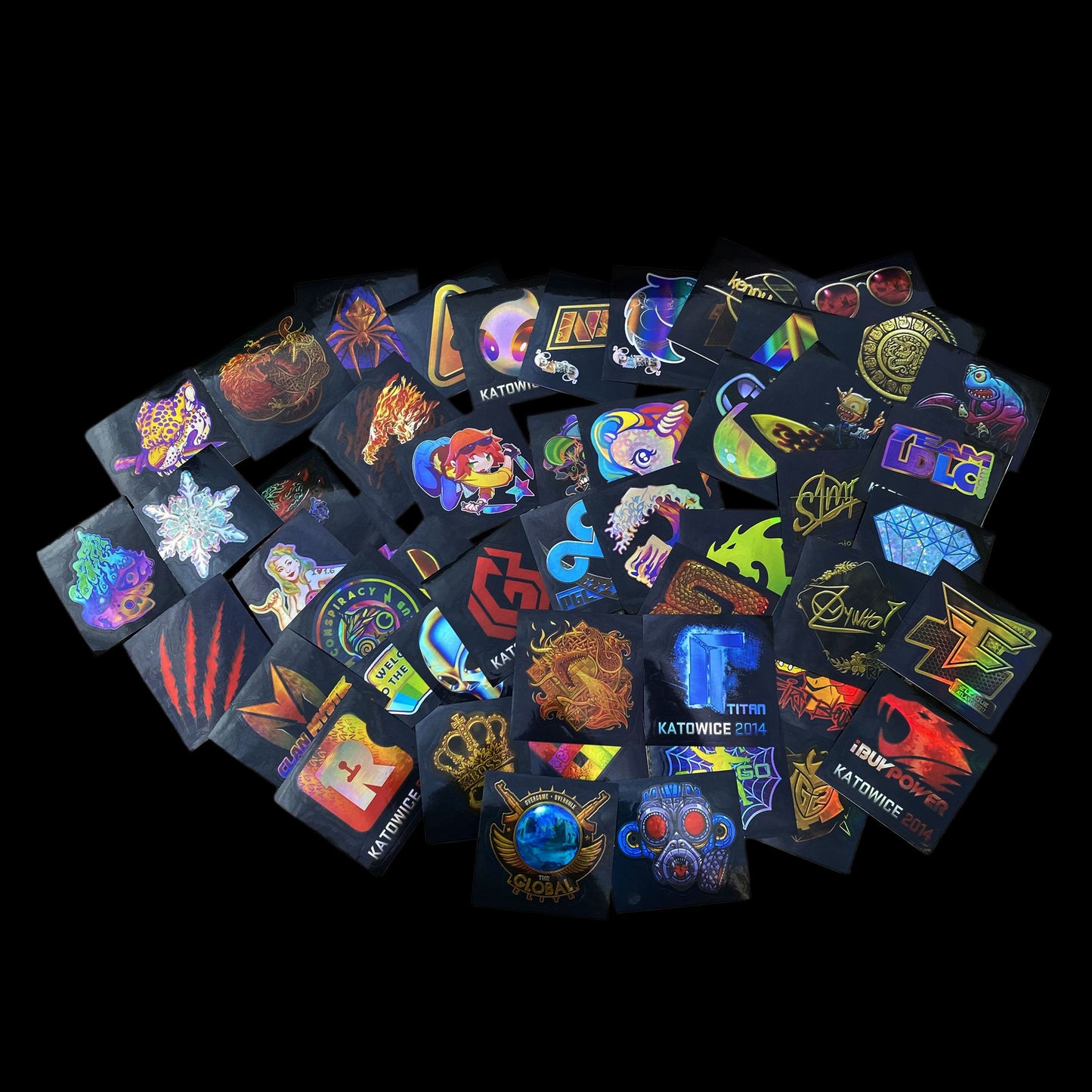 IRL 50 CSGO Classical Holographic Stickers