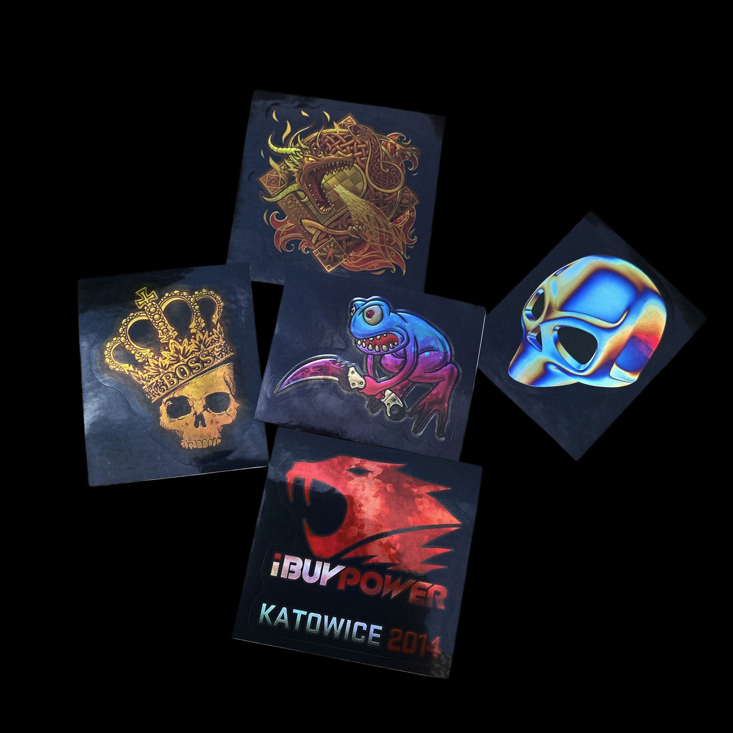 IRL 50 CSGO Classical Holographic Stickers