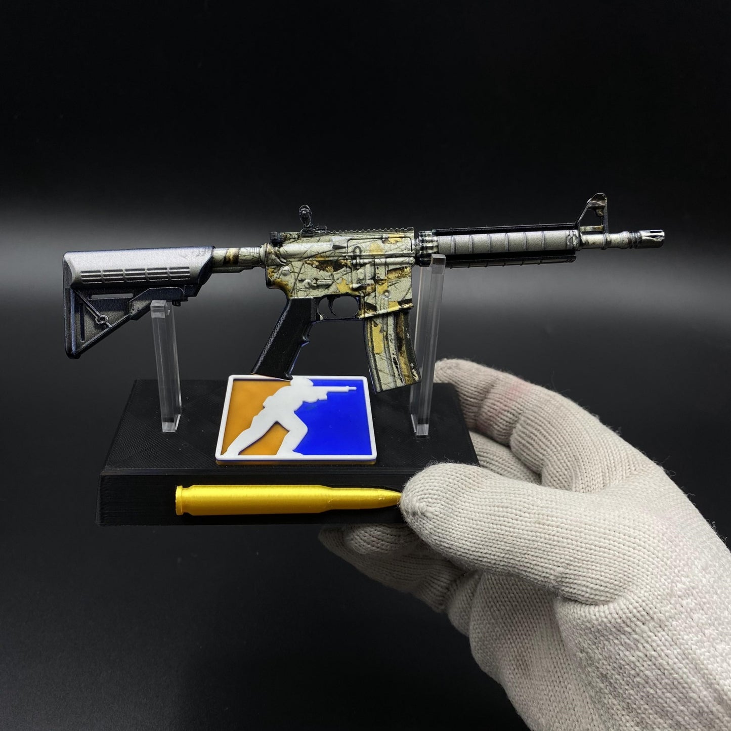 CS M4A4 Modern Hunter Mini Metal Replica For Collection