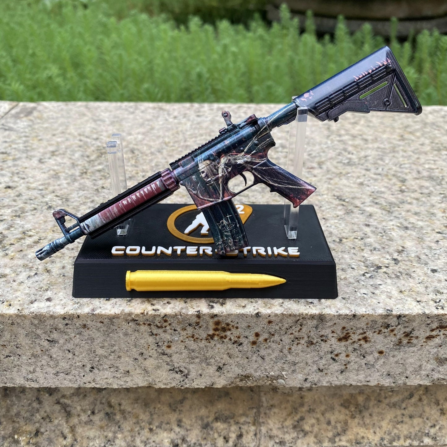 Metal Tiny CS M4A4 Tooth Fairy Gun Miniature For Collection