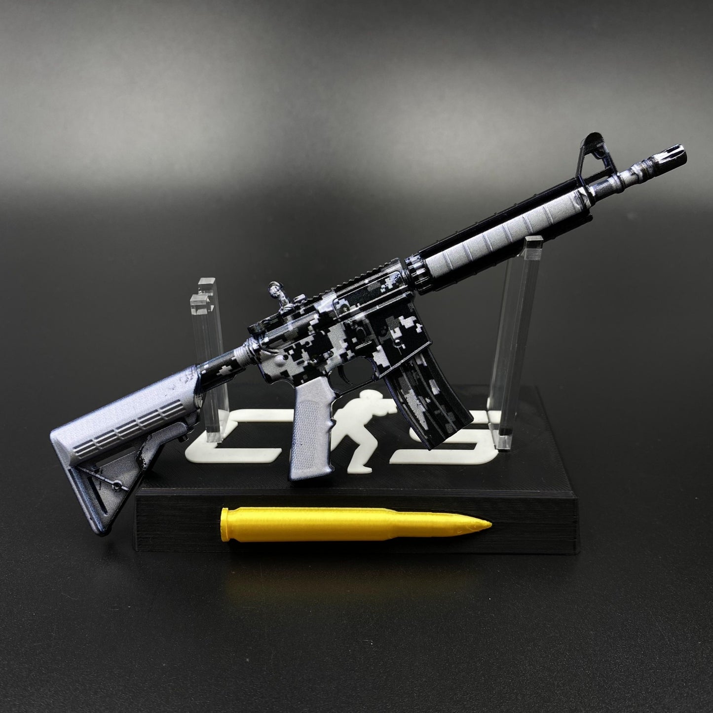 Metal Tiny CS M4A4 Urban DDPAT Gun Miniature For Collection