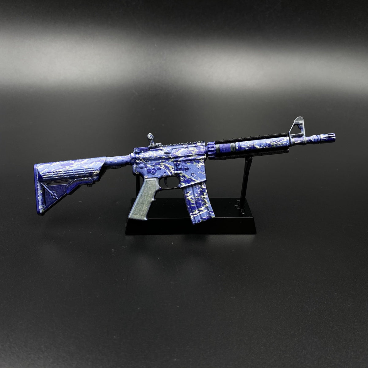Metal Tiny CS M4A4 Naval Shred Camo Gun Miniature For Collection
