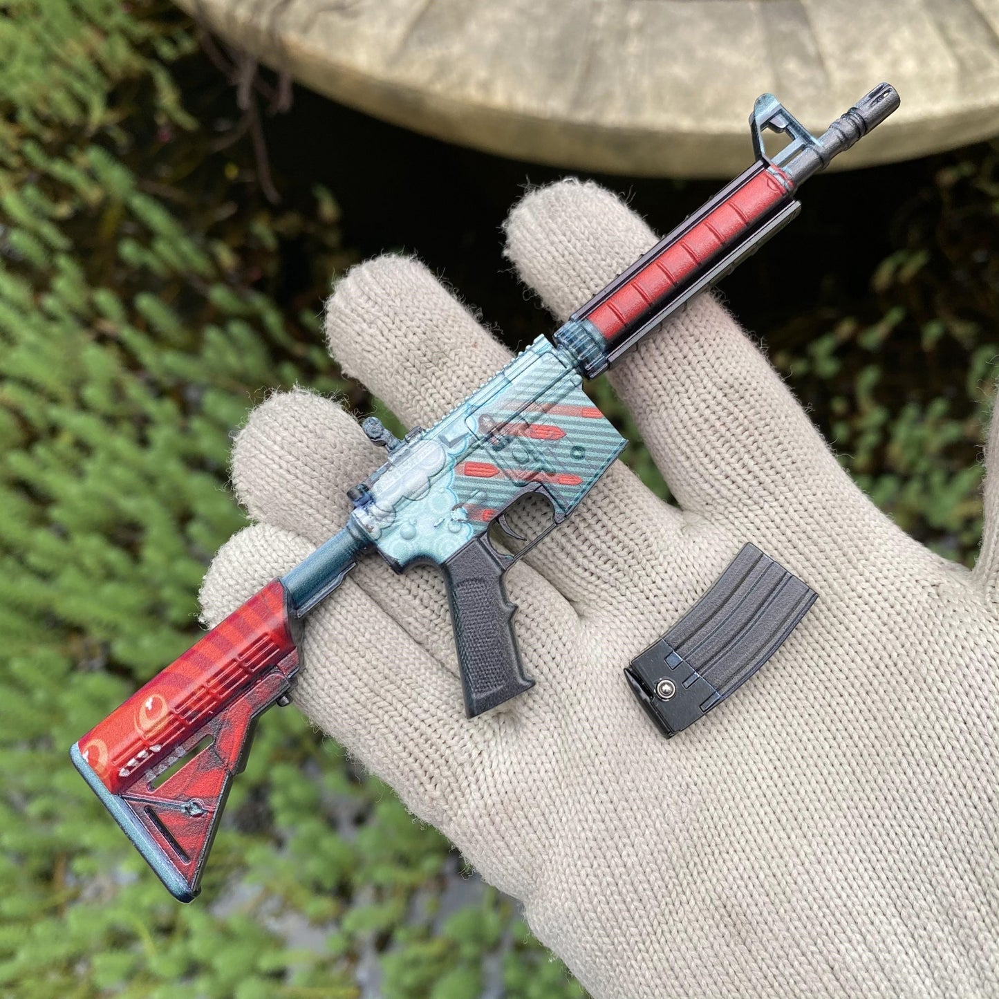 CS M4A4 Bullet Rain Mini Metal Replica For Collection