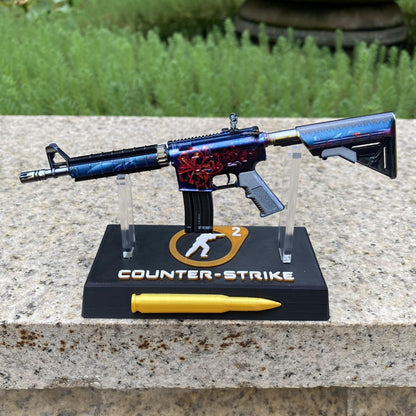 M4A4 Spider Lily Mini Metal Replica For Collection