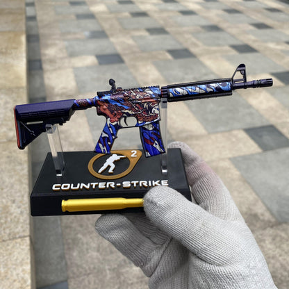 M4A4 Dragon King Mini Metal Replica For Collection
