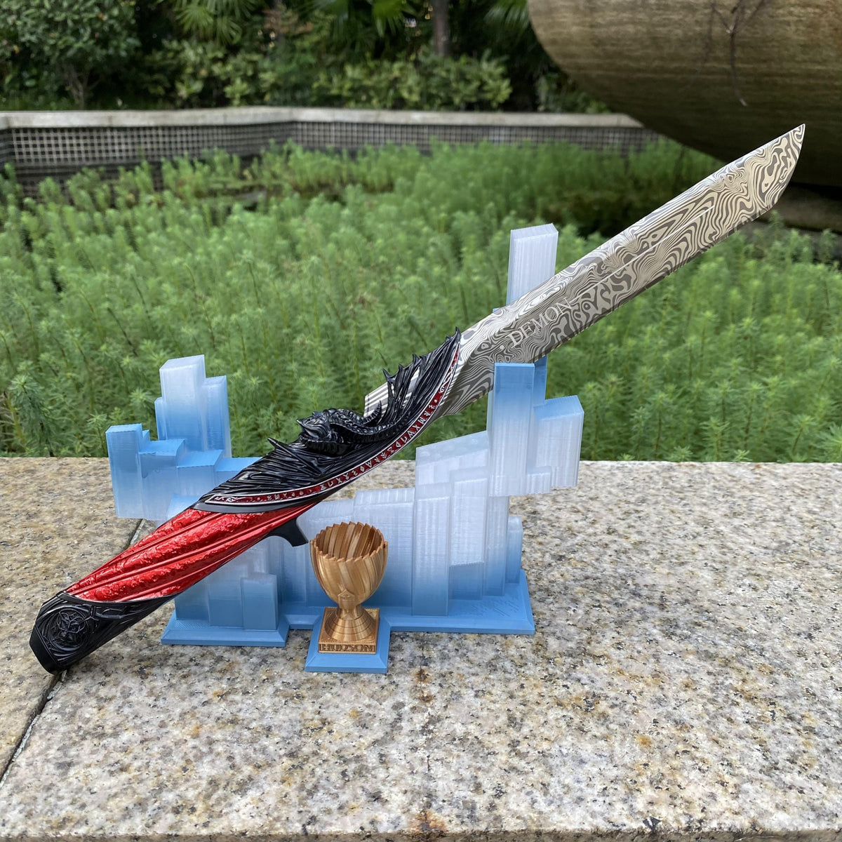 Delta Force Dark Star Angel & Demon Twin Knives Replica 40CM/15.74" - Dull Blade Collectibles