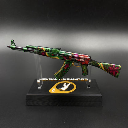 AK47 Wild Lotus Metal Miniature Gun