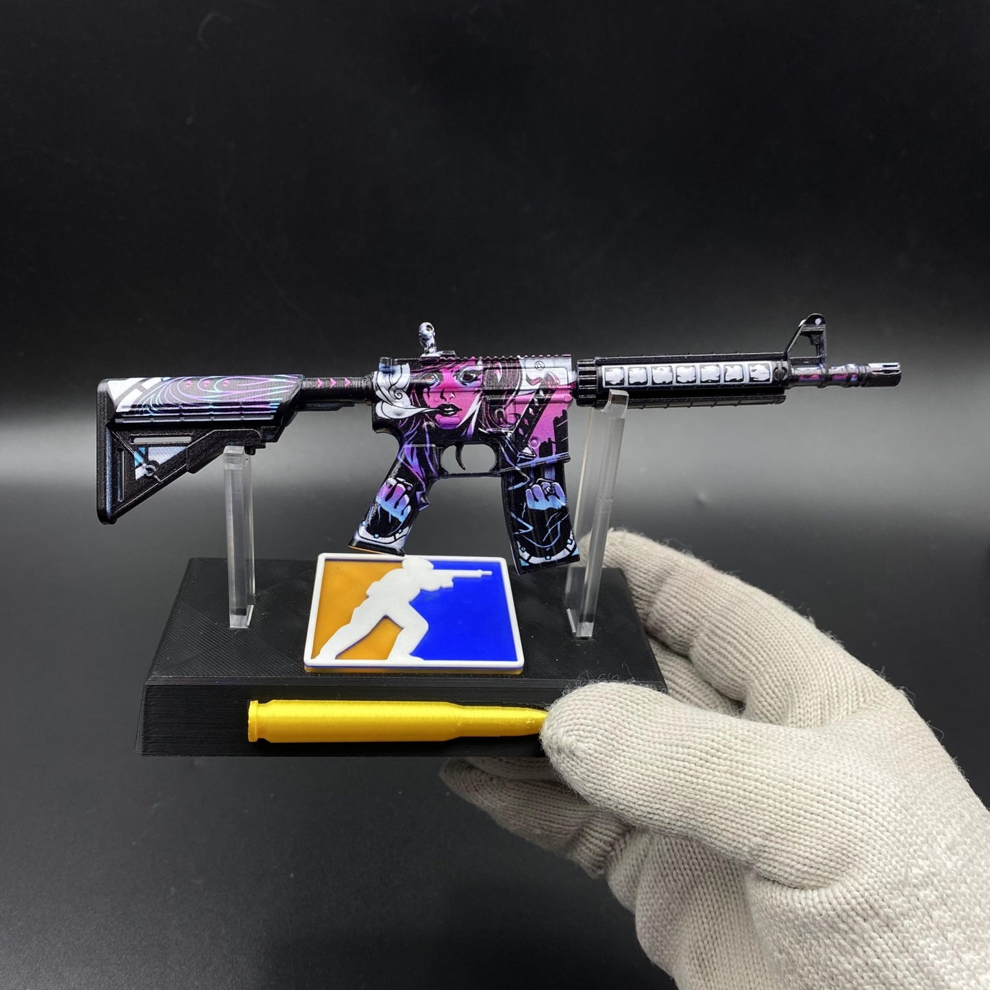 CS M4A4 Neo-Noir Mini Metal Replica For Collection