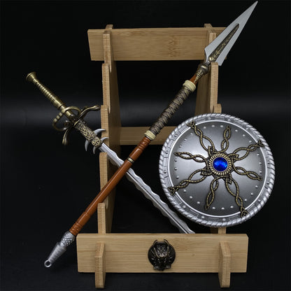 Dark Ruler's Great Shield Rough-tooth Saw The Spear of Resurrection Metal Replica