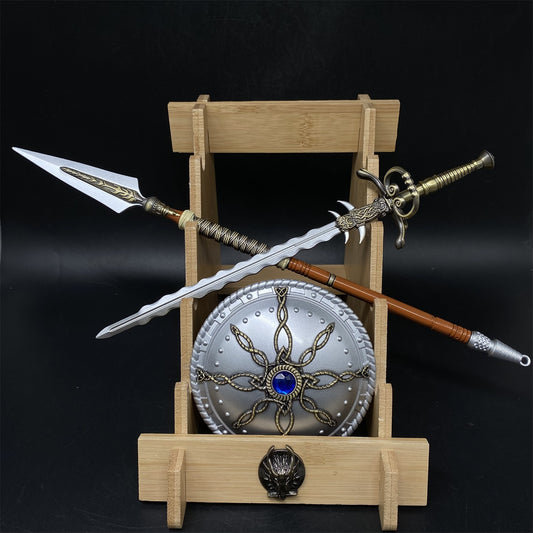 Dark Ruler's Great Shield Rough-tooth Saw The Spear of Resurrection Metal Replica