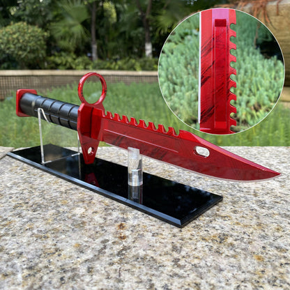 CSGO Full-Size Metal M9 Bayonet Dull Blade Replica 33CM/13"