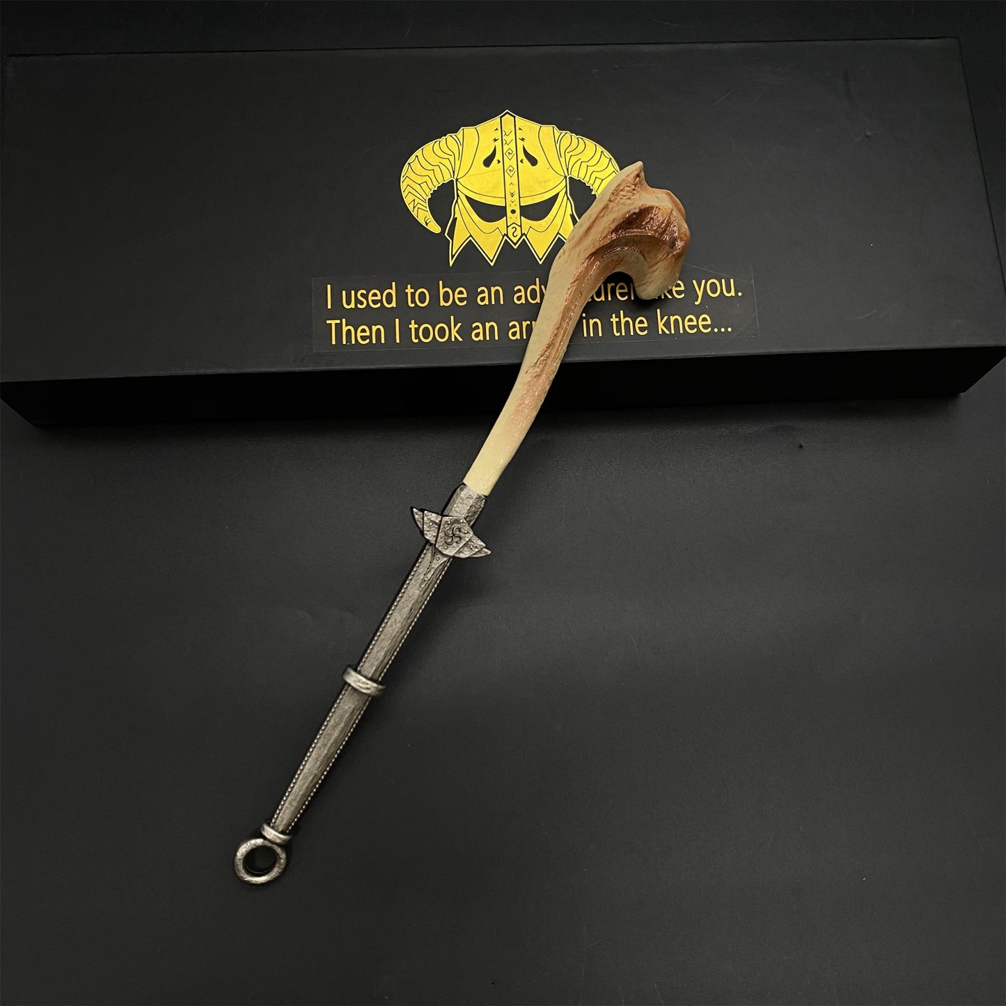 1/6 Scale Skyrim Dragon Bone Weapon Metal Miniatures