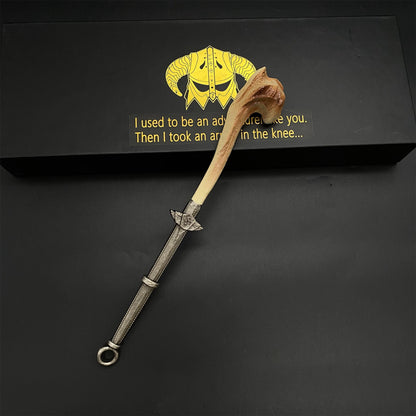 1/6 Scale Skyrim Dragon Bone Weapon Metal Miniatures