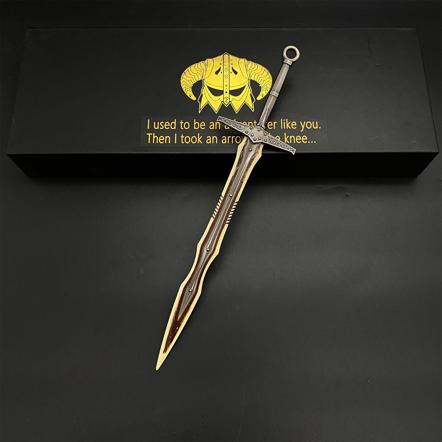 1/6 Scale Skyrim Dragon Bone Weapon Metal Miniatures