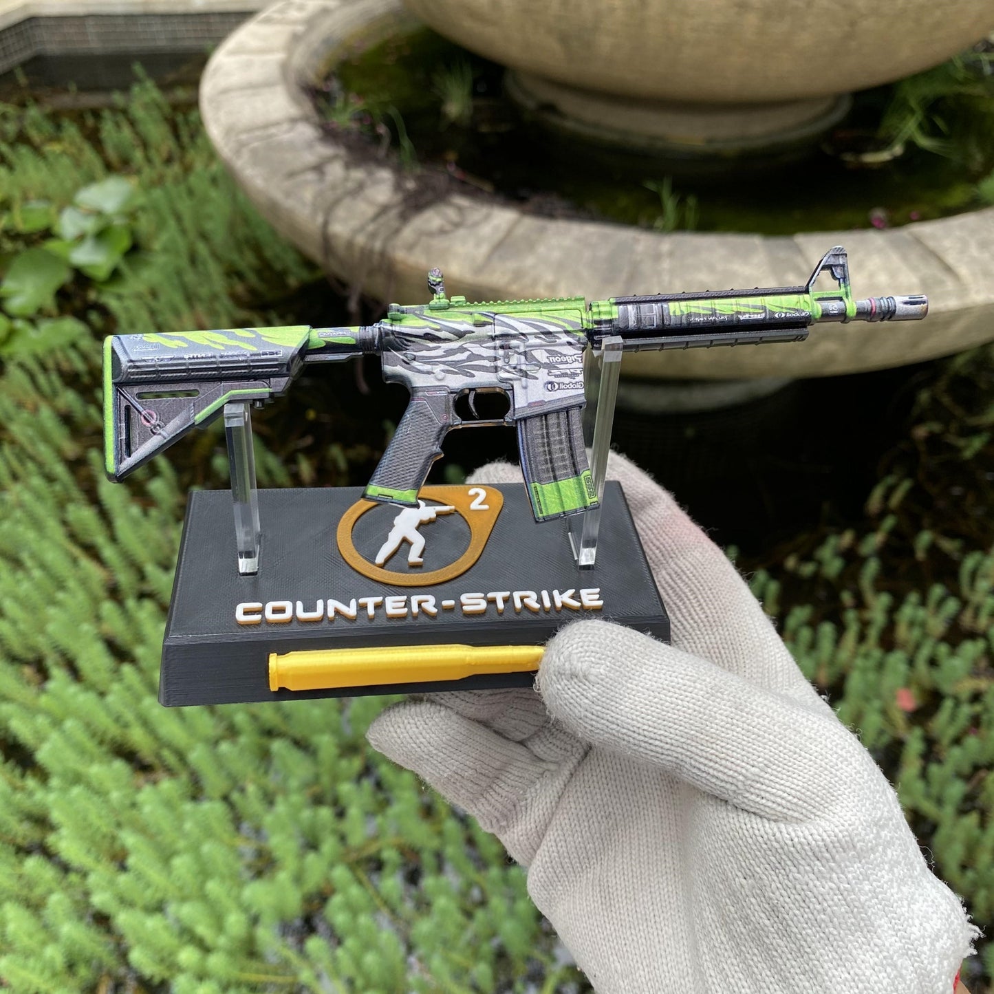 CS M4A4 Full Throttle Mini Metal Replica For Collection