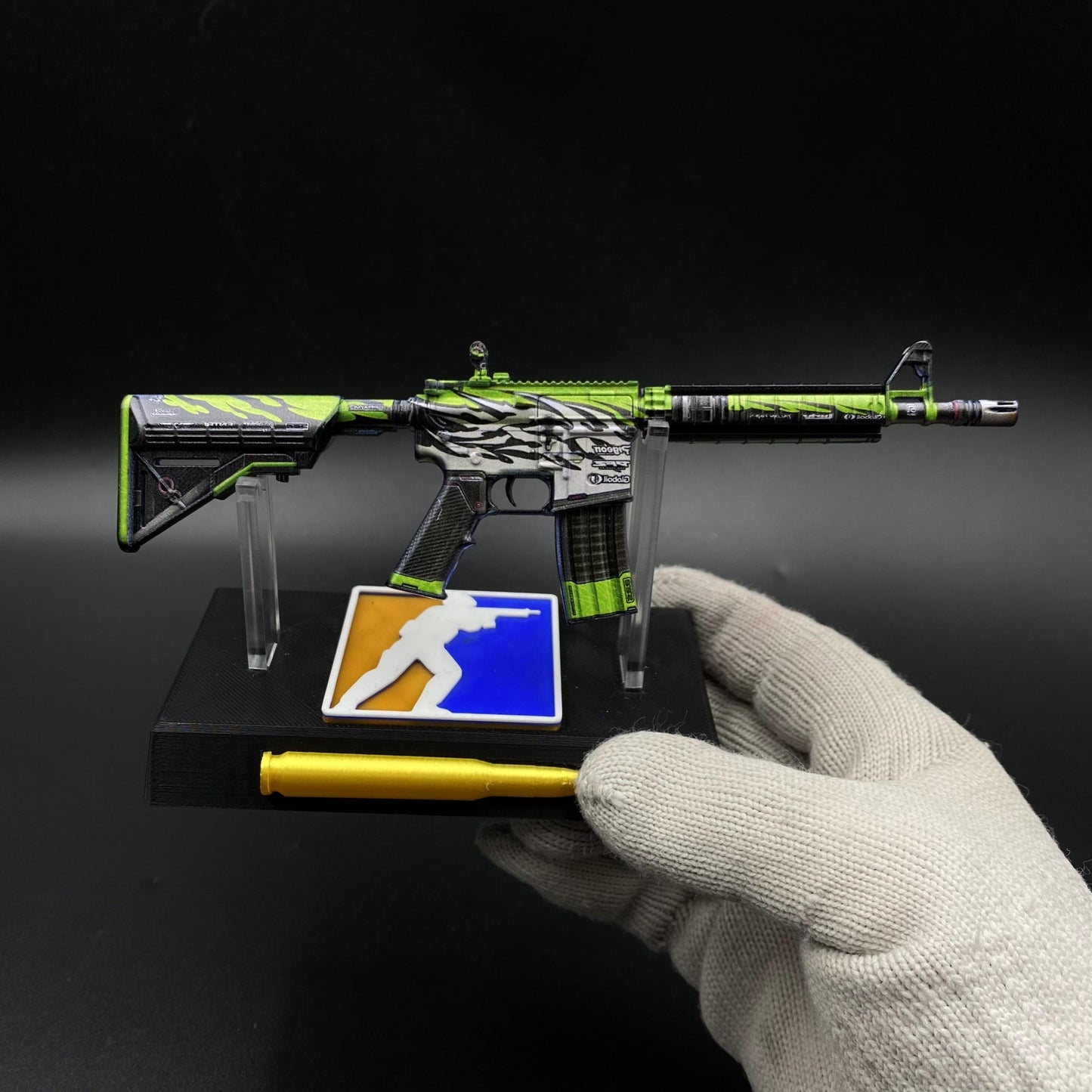 CS M4A4 Full Throttle Mini Metal Replica For Collection