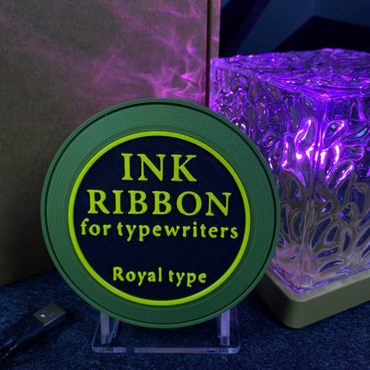 RE Ink Ribbon Speaker Replica Prop, 3D Printed Horror Game Fan Art Desktop Decor, Collectible Gaming Ornament Gift