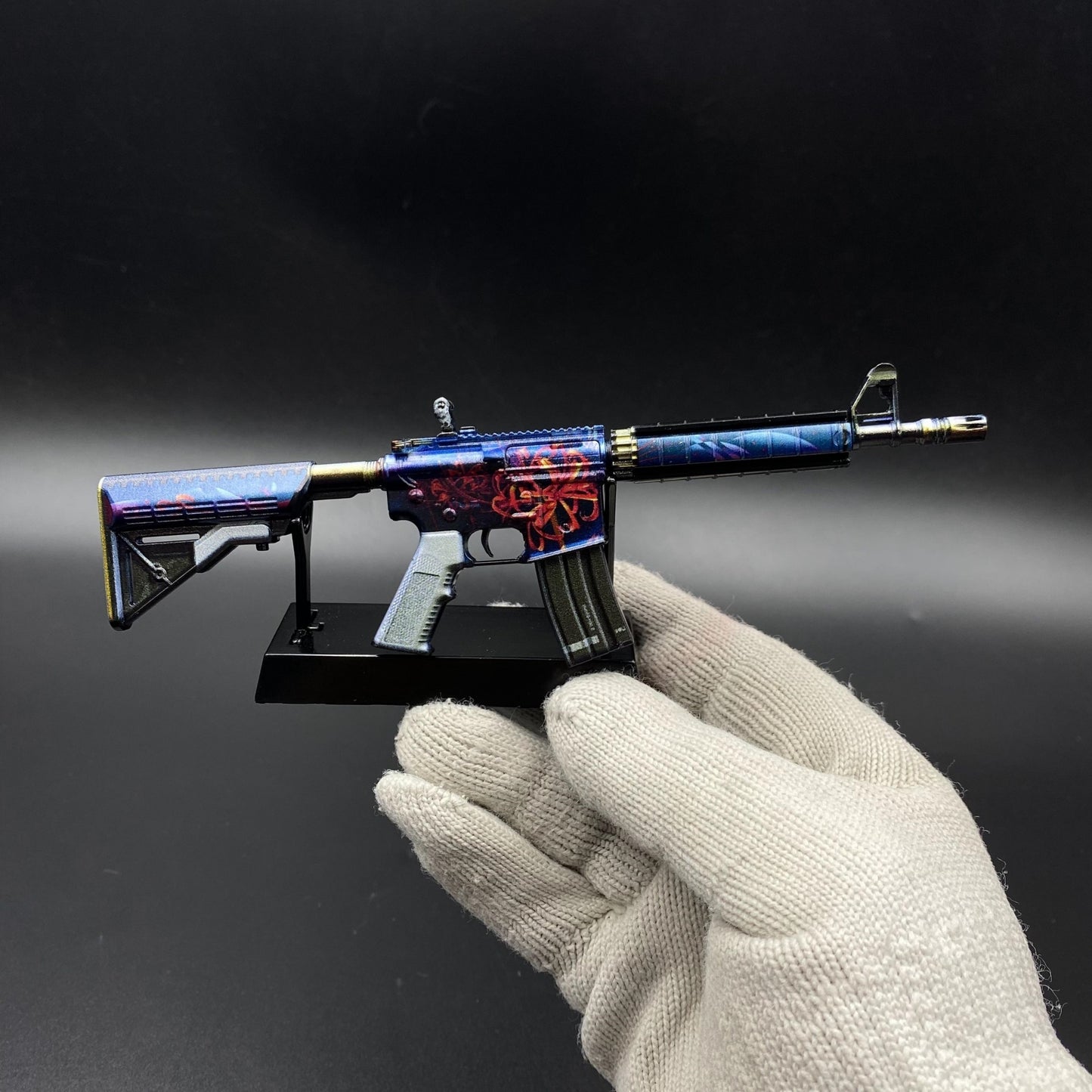 M4A4 Spider Lily Mini Metal Replica For Collection