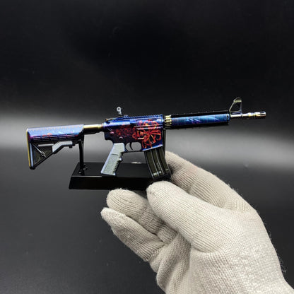 M4A4 Spider Lily Mini Metal Replica For Collection
