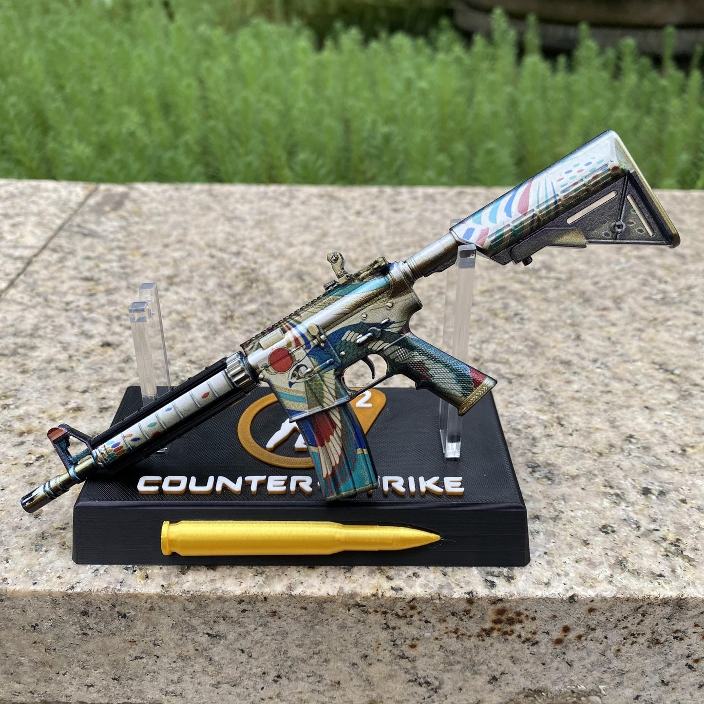 Metal Tiny CS Eye of Horus Gun Miniature For Collection