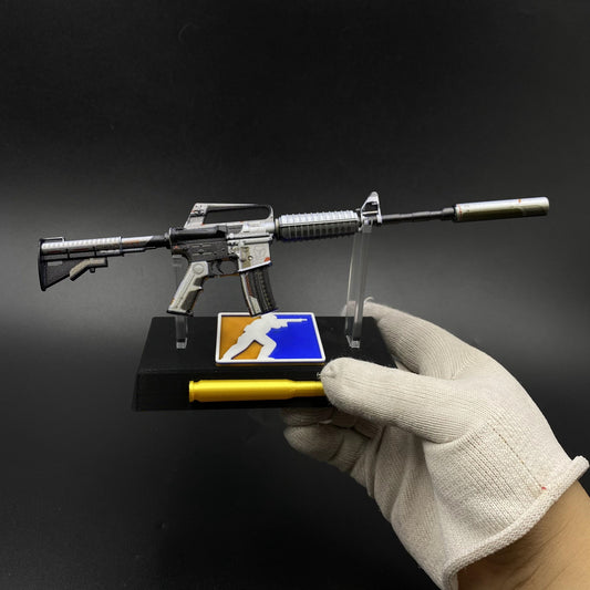 M4A1-S Mecha Industries Mini Metal Replica Gun for Collectible