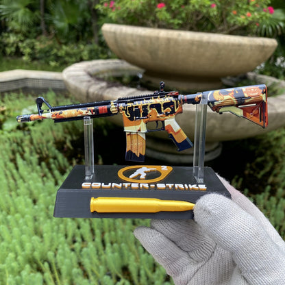 CS M4A4 Hellish Mini Metal Replica For Collection