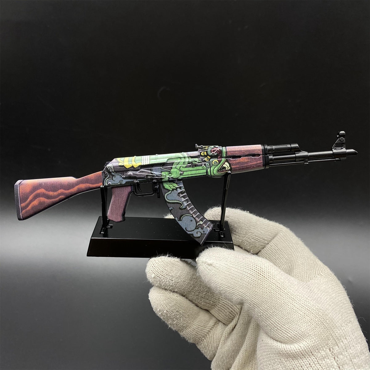 CSGO Fire Serpent AK47 New Metal Miniature Tiny Gun